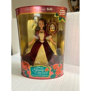 Disney Princess Belle Doll‎ The Enchanted Christmas Holiday Barbie Second Series